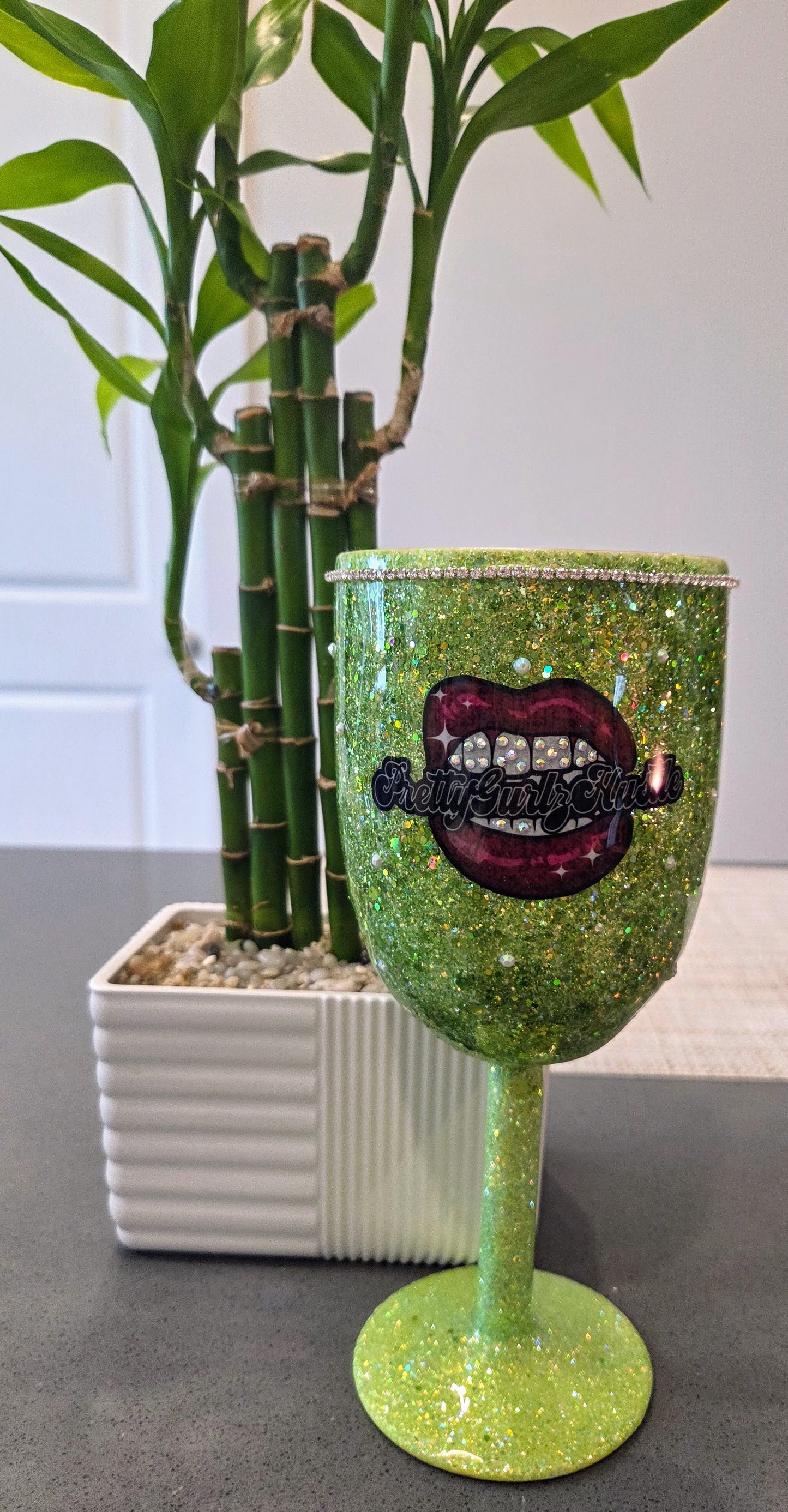 SO PEACHY INSULATED WINE TUMBLER(STAINLESS STEEL)