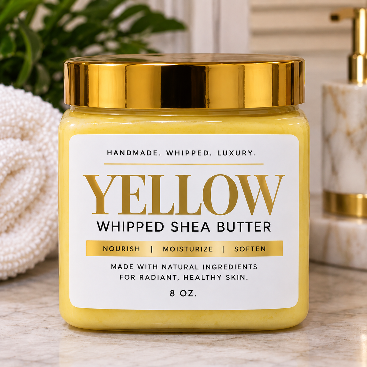 Yellow Whipped Shea Butter